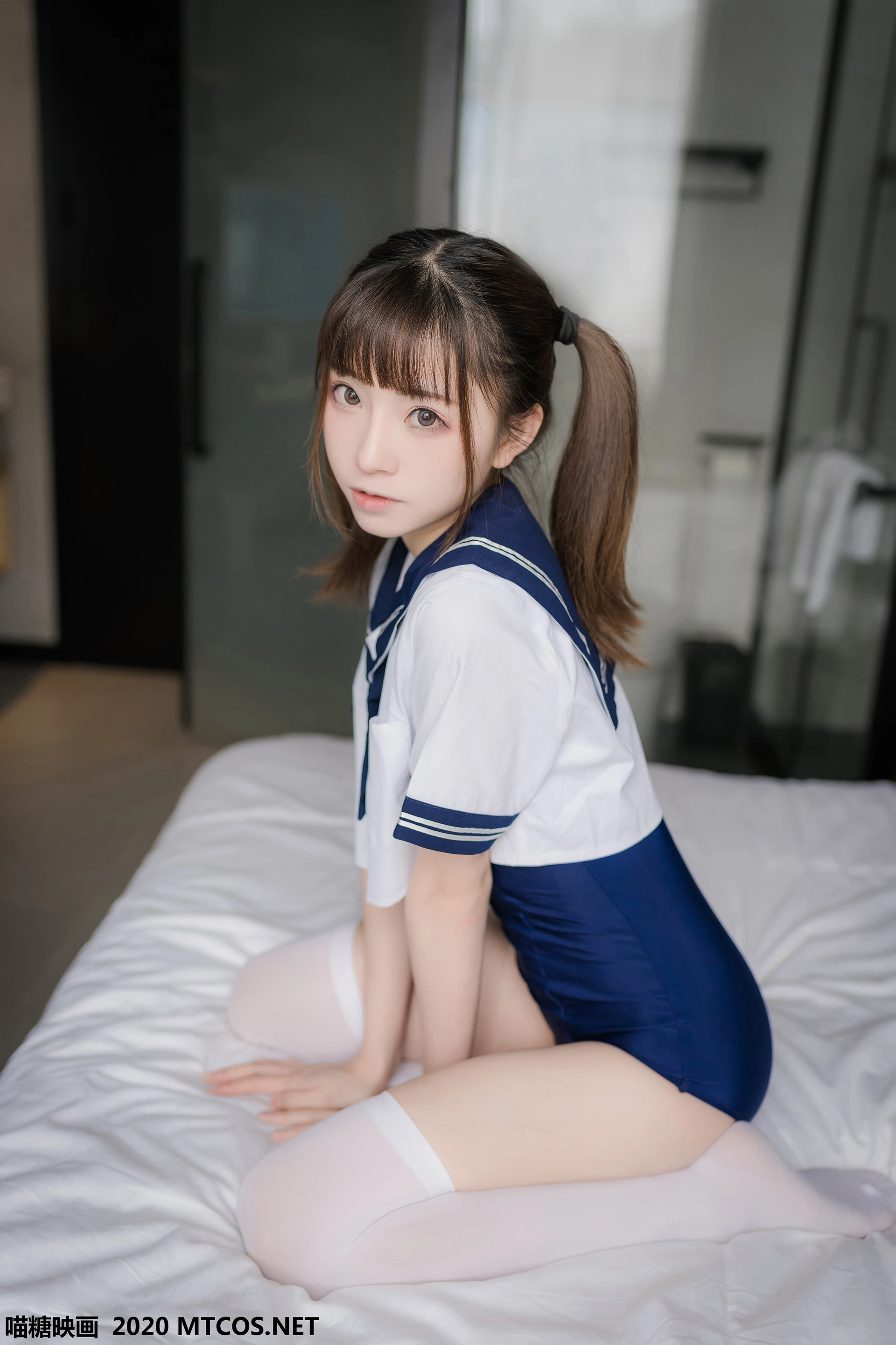 喵糖映画 - JKL.006 泳装JK制服 1