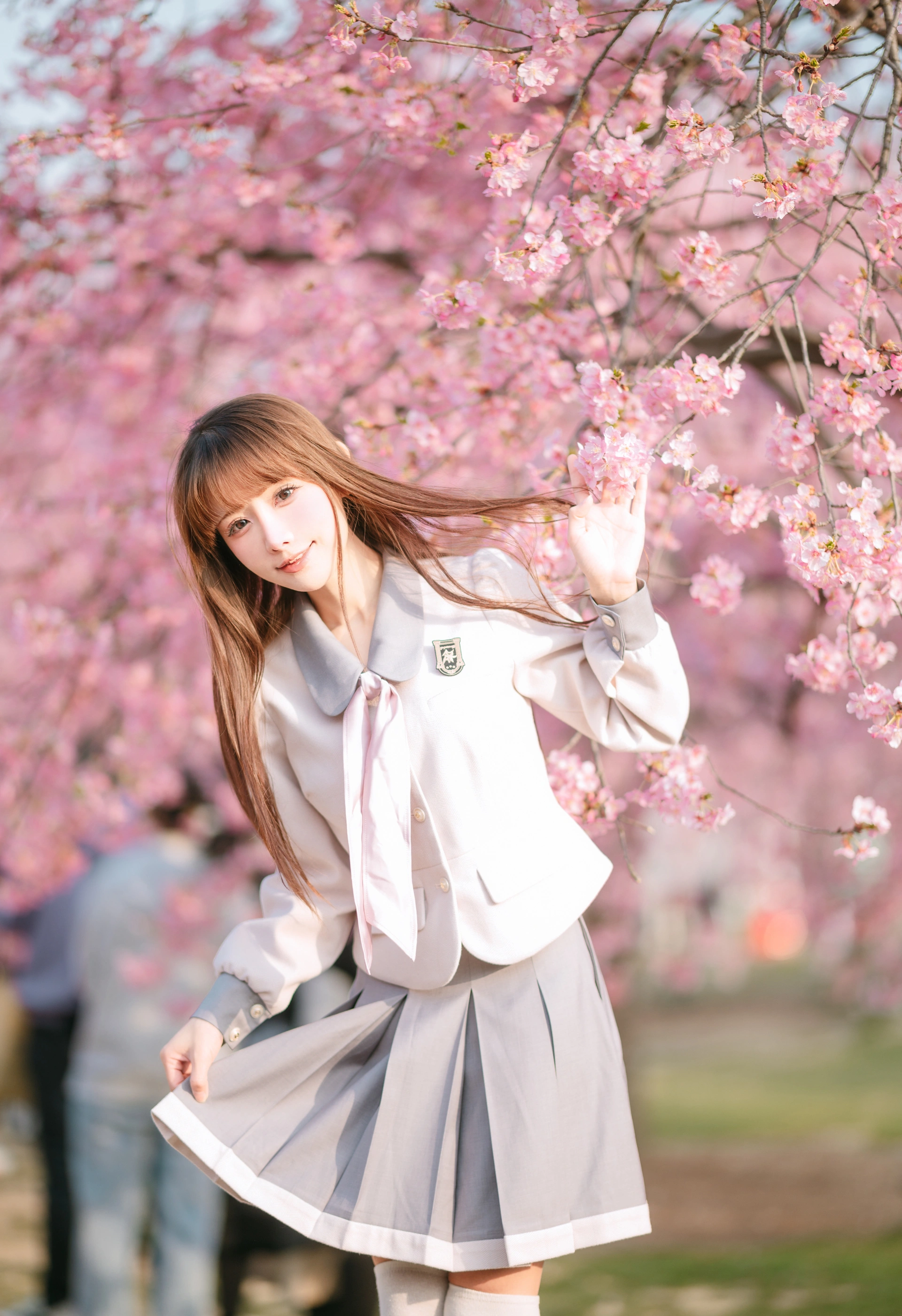 紫氯氯 - NO.03 樱花下的JK少女 1