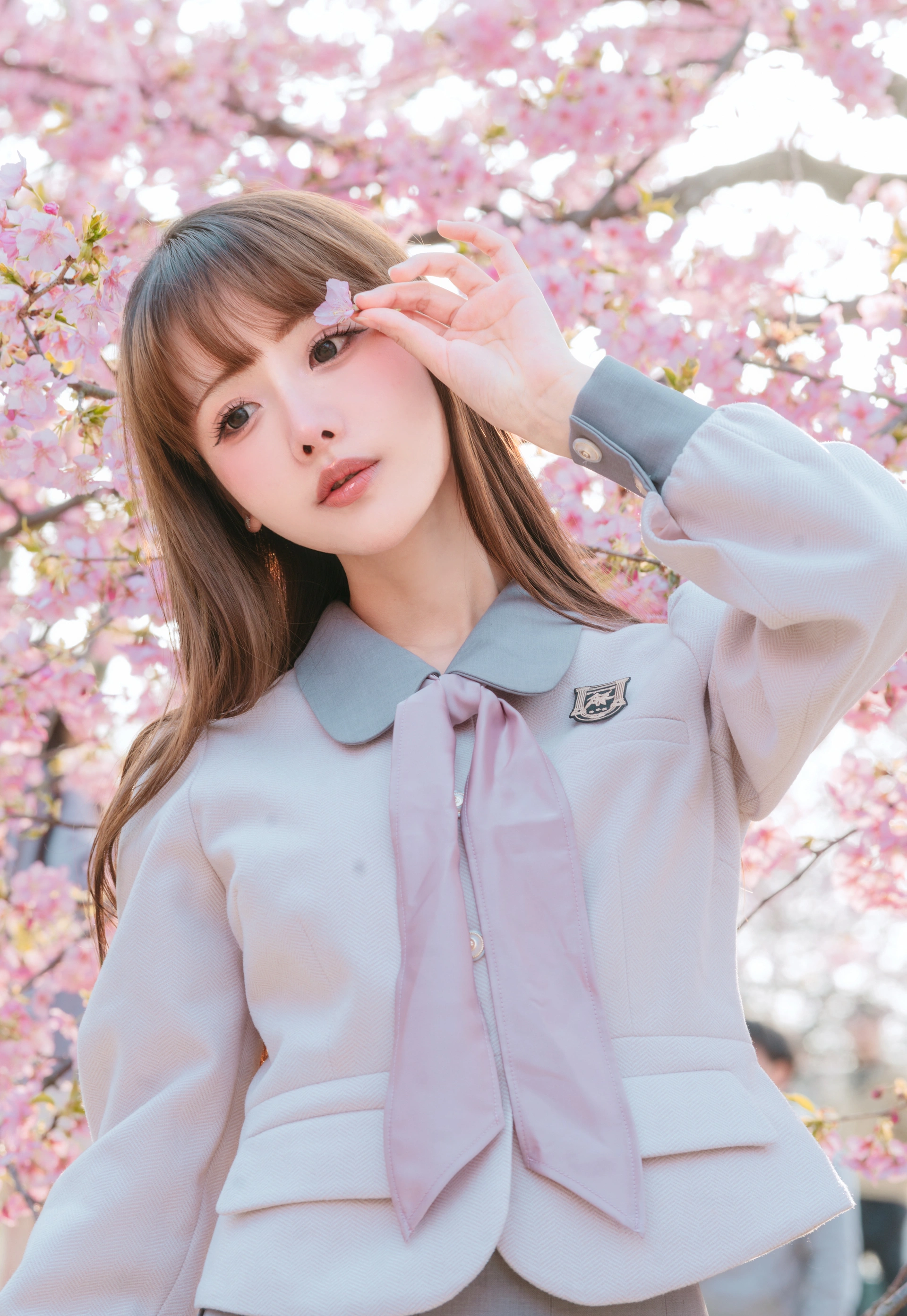 紫氯氯 - NO.03 樱花下的JK少女 3